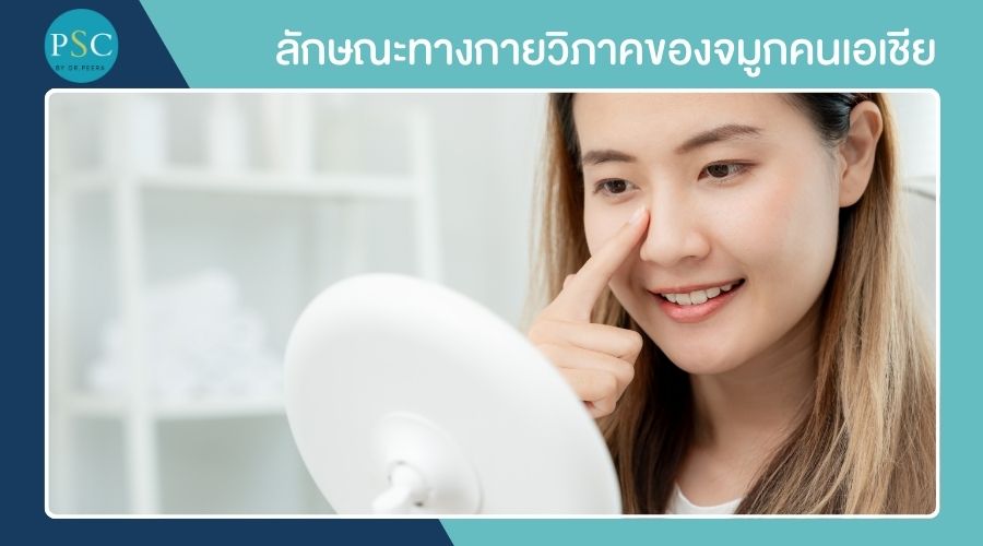 ลักษณะทางกายวิภาคของจมูกคนเอเชีย