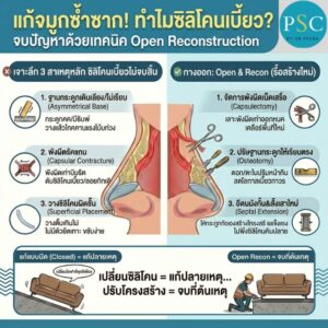 แก้จมูกซ้ำซาก! ทำไมซิลิโคนถึงเบี้ยวเอียง? และทำไมการ "แก้จมูก Open & Recon" ถึงจบปัญหาได้ดีกว่า?