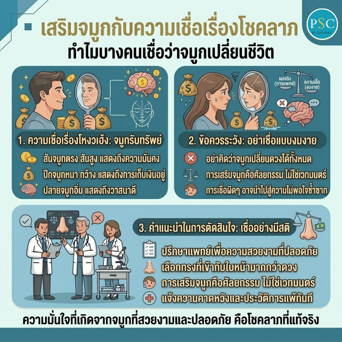 เสริมจมูกกับความเชื่อเรื่องโชคลาภ ทำไมบางคนเชื่อว่าจมูกเปลี่ยนชีวิต