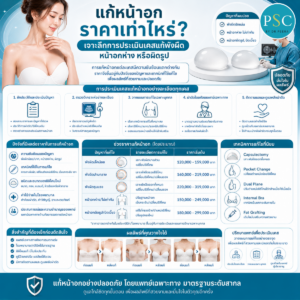 แก้หน้าอกราคาเท่าไหร่? เจาะลึกการประเมินเคสแก้พังผืด หน้าอกห่าง หรือผิดรูป